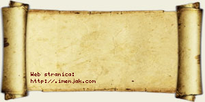 Isidora Spasić vizit kartica